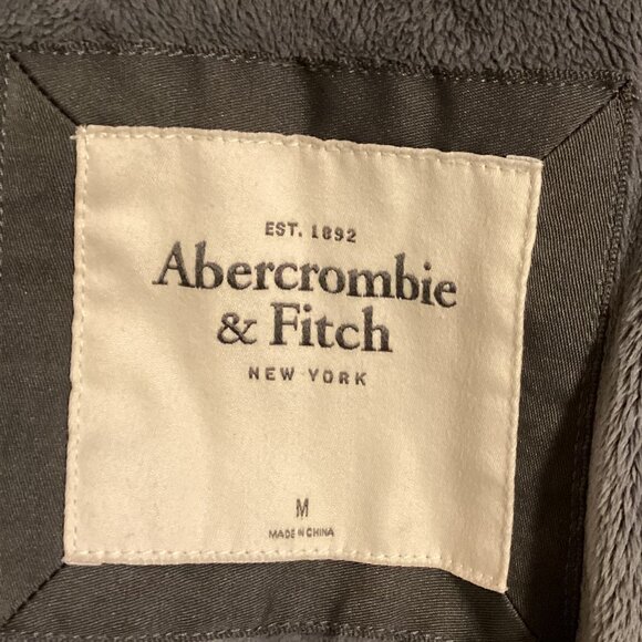 Abercrombie & Fitch White Puffer Jacket Hooded Size S Skiing Snow Winter - Picture 13 of 15